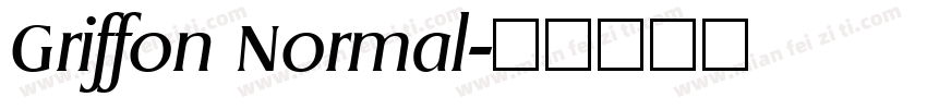 Griffon Normal字体转换